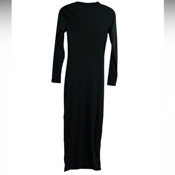 SKIMS CREW NECK LONG SLEEVE DRESS SIZE MEDIUM NWT - Picture 8 of 9